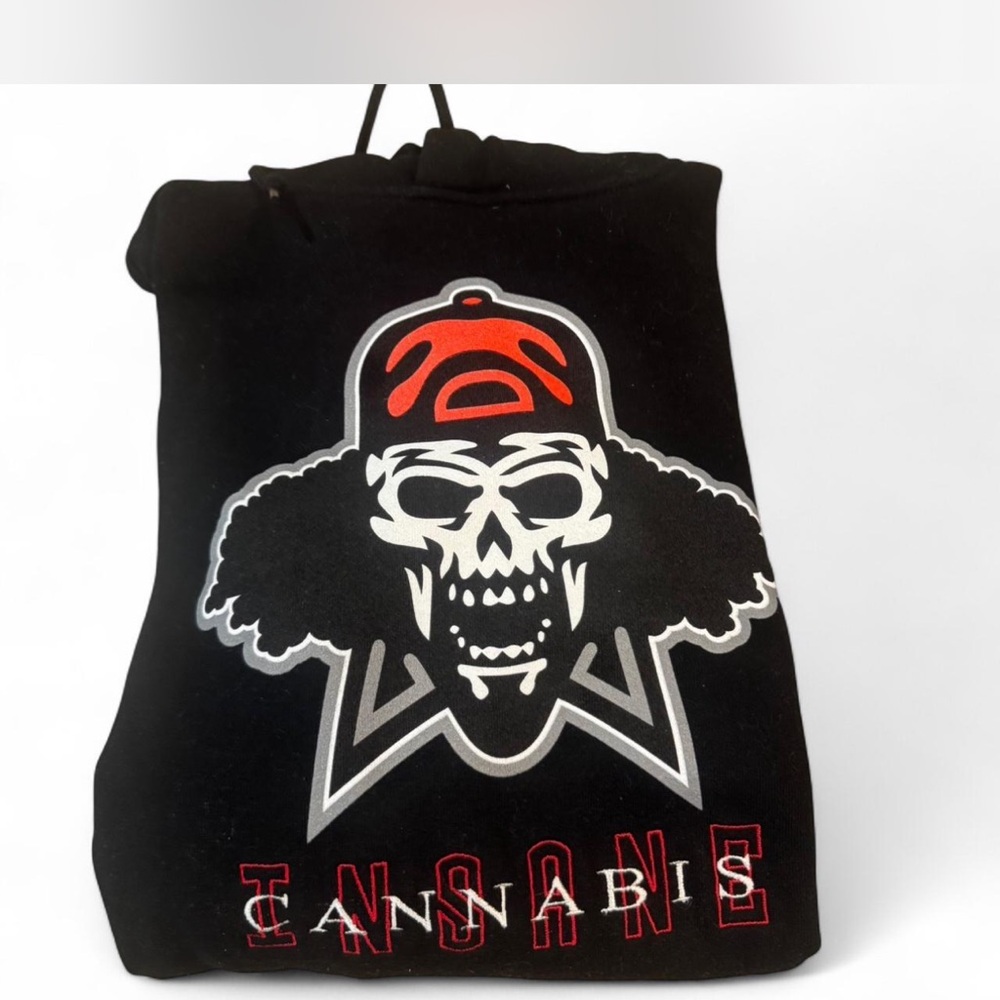 Cannabis Black Hoodie